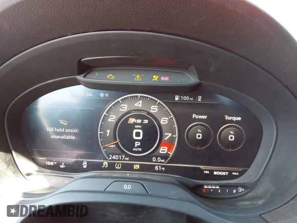 2017 Audi RS 3 с VIN WUABWGFF1H1900197, выставлен на аукционе IAAI как лот 41493934 с пробегом 24 017 миль миль и . История ставок и продаж доступна на DreamBid. Изображение 7.