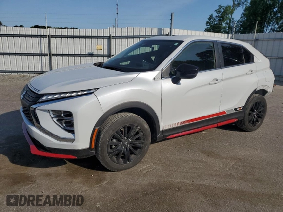 2023 Mitsubishi Eclipse Cross LE with VIN JA4ATVAA6PZ044262, listed as a Copart auction lot 57386495 with 17,663 mi miles and Salvage title. Bid and sale history available at DreamBid. Image 1.