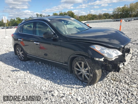 2012 Infiniti EX Journey with VIN JN1AJ0HRXCM452056, listed as a Copart auction lot 75519524 with 92,030 mi miles and Salvage Title. Bid and sale history available at carsss.com. Image 4.