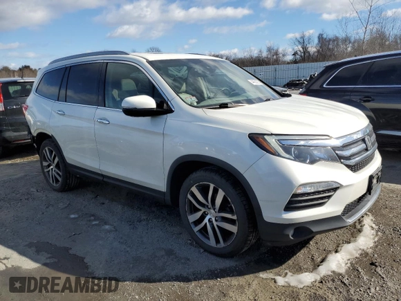 2017 Honda Pilot Elite with VIN 5FNYF6H04HB042922, listed as a Copart auction lot 44606285 with 126,089 mi miles and Salvage Title. Bid and sale history available at DreamBid. Image 4.