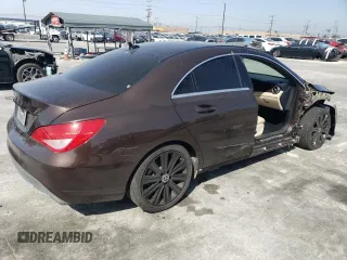 2018 Mercedes-Benz CLA 250 with VIN WDDSJ4EB5JN695481, listed as a Copart auction lot 50091413 with 61,925 mi miles and . Bid and sale history available at DreamBid. Image 3.