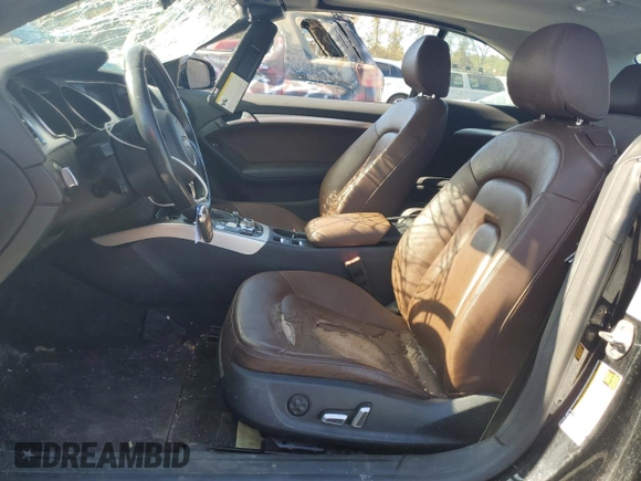 2016 Audi A5 Premium with VIN WAUD2AFHXGN005747, listed as a Copart auction lot 75031624 with 49,068 mi miles and Salvage title. Bid and sale history available at DreamBid. Image 7.