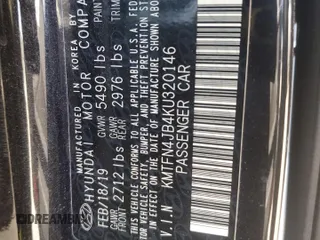2019 Genesis G80 3.3T Sport with VIN KMTFN4JB4KU320146, listed as a Copart auction lot 50157415 with 40,786 mi miles and Salvage Title. Bid and sale history available at carsss.com. Image 13.