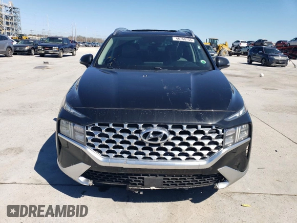 2021 Hyundai Santa Fe SEL with VIN 5NMS34AJ6MH328642, listed as a Copart auction lot 46750755 with 59,189 mi miles and Salvage Title. Bid and sale history available at carsss.com. Image 5.