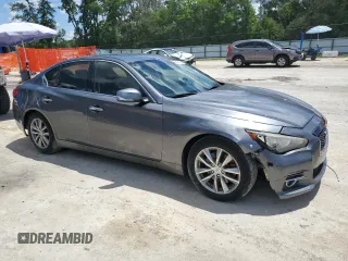 2014 Infiniti Q50 Premium z VIN JN1BV7AP4EM678784, wystawiony jako Copart lot #56641775 z przebiegiem 225 507 mil mil oraz Czysty tytuł • Clean title. Historia ofert i sprzedaży dostępna na DreamBid. Obrazek 4.