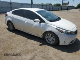 2017 Kia Forte LX with VIN 3KPFL4A72HE075855, listed as a Copart auction lot 52807335 with 76,521 mi miles and Salvage Title. Bid and sale history available at carsss.com. Image 4.