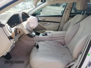 2019 Mercedes-Benz S 450 with VIN WDDUG6EB6KA461541, listed as a Copart auction lot 55125255 with 64,082 mi miles and Salvage title. Bid and sale history available at DreamBid. Image 7.