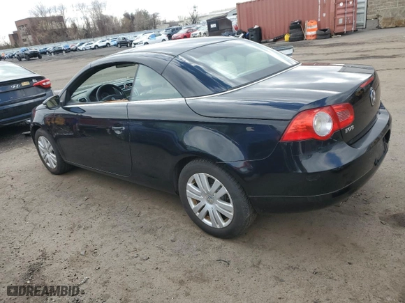 2009 Volkswagen Eos Komfort with VIN WVWBA71F19V006813, listed as a Copart auction lot 51868645 with 79,038 mi miles and Clean Title. Bid and sale history available at carsss.com. Image 2.