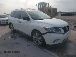 2016 Nissan Pathfinder SL with VIN 5N1AR2MN8GC666555, listed as a Copart auction lot 57964355 with 96,154 mi miles and Clean title. Bid and sale history available at DreamBid. Image 4.