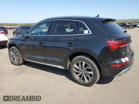 2023 Audi Q5 S line Premium Plus z VIN WA1EAAFY4P2140700, wystawiony jako Copart lot #53323525 z przebiegiem 11 730 mil mil oraz Szkody całkowita. Historia ofert i sprzedaży dostępna na DreamBid. Obrazek 2.