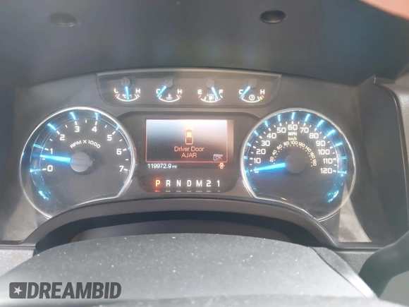 2014 Ford F-150 XL with VIN 1FTFW1CT8EKF75687, listed as a IAAI auction lot 41798973 with 119,972 mi miles. Bid and sale history available at carsss.com. Image 7.
