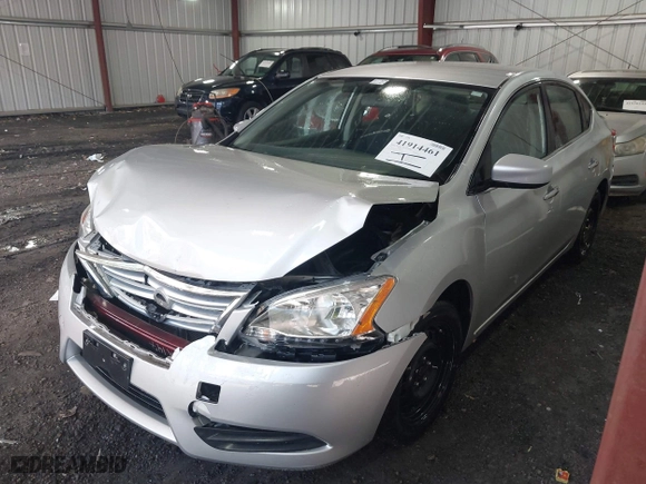 2014 Nissan Sentra SR with VIN 3N1AB7AP1EY202610, listed as a IAAI auction lot 41914461 with 179,107 mi miles. Bid and sale history available at carsss.com. Image 2.