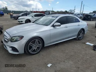 2017 Mercedes-Benz E-Class E 300 Luxury with VIN WDDZF4JB6HA225645, listed as a Copart auction lot 47253185 with 87,148 mi miles and Salvage Title. Bid and sale history available at carsss.com. Image 1.