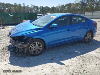 2018 Hyundai Elantra SEL with VIN 5NPD84LF9JH398587, listed as a Copart auction lot 50587155 with 48,380 mi miles and Salvage Title. Bid and sale history available at carsss.com. Image 1.