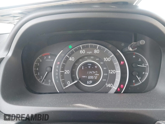 2015 Honda CR-V EX-L with VIN 2HKRM3H71FH557008, listed as a IAAI auction lot 41870926 with 114,747 mi miles. Bid and sale history available at carsss.com. Image 7.
