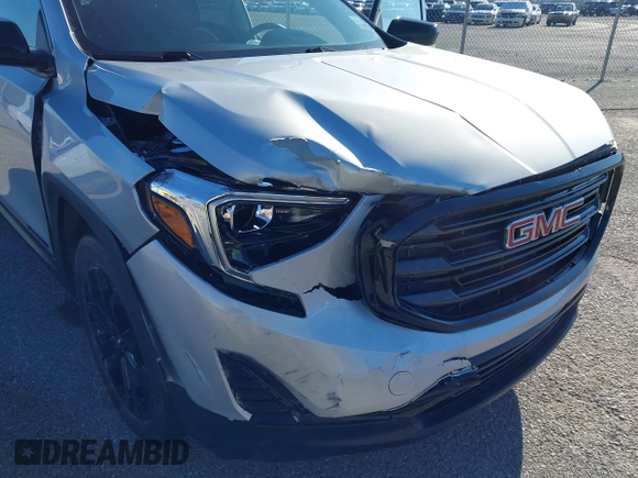 2020 GMC Terrain SLE with VIN 3GKALMEVXLL307890, listed as a IAAI auction lot 41585700 with 39,316 mi miles and . Bid and sale history available at carsss.com. Image 6.