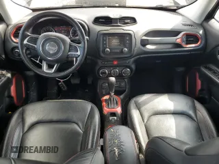 2017 Jeep Renegade Trailhawk z VIN ZACCJBCB3HPG30622, wystawiony jako Copart lot #55051675 z przebiegiem 82 478 mil mil oraz Szkoda całkowita • Salvage title. Historia ofert i sprzedaży dostępna na DreamBid. Obrazek 8.