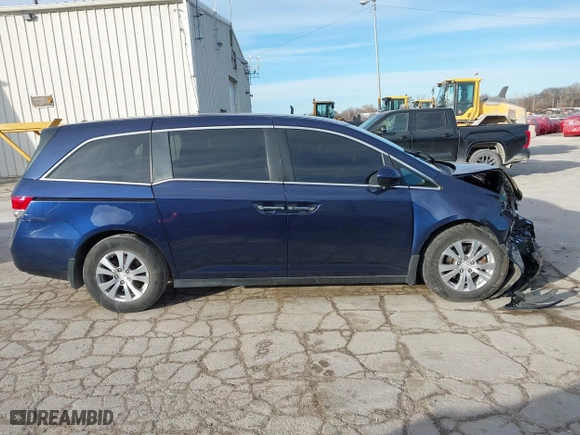 2016 Honda Odyssey EX with VIN 5FNRL5H48GB094868, listed as a IAAI auction lot 41449554 with 63,166 mi miles. Bid and sale history available at carsss.com. Image 13.
