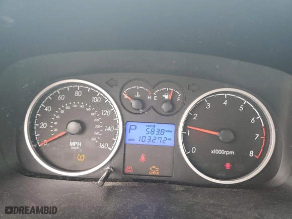 2008 Hyundai Tiburon GS with VIN KMHHM66D78U291813, listed as a Copart auction lot 82189404 with 103,272 mi miles and Clean Title. Bid and sale history available at carsss.com. Image 9.