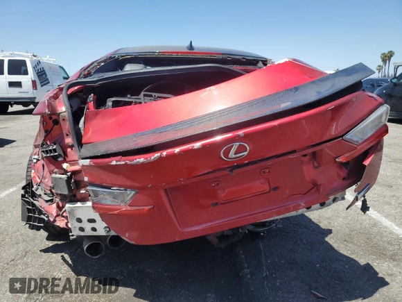 2015 Lexus RC F with VIN JTHHP5BC9F5002777, listed as a Copart auction lot 58022575 with 98,235 mi miles and Salvage title. Bid and sale history available at DreamBid. Image 6.