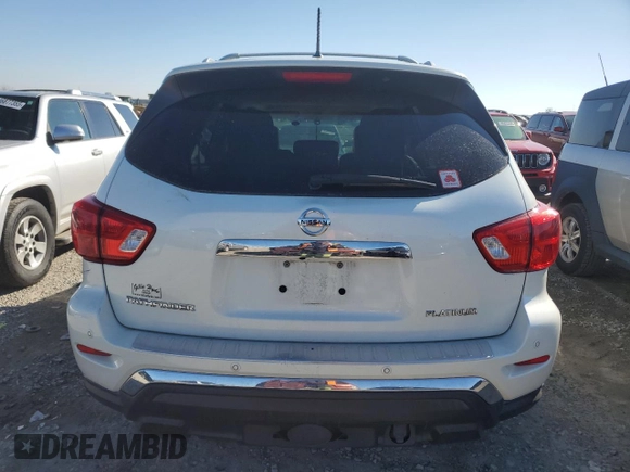 2017 Nissan Pathfinder S with VIN 5N1DR2MN3HC639262, listed as a Copart auction lot 46462875 with 88,585 mi miles and Salvage Title. Bid and sale history available at DreamBid. Image 6.