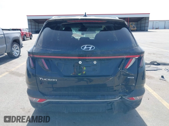 2023 Hyundai Tucson SEL with VIN 5NMJBCAE0PH220551, listed as a IAAI auction lot 41776552 with 46,002 mi miles. Bid and sale history available at carsss.com. Image 16.