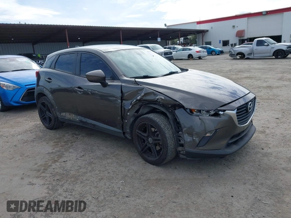 2016 Mazda CX-3 Sport z VIN JM1DKBB75G0114507, wystawiony jako IAAI lot #41858416 z przebiegiem 152 822 mil mil oraz . Historia ofert i sprzedaży dostępna na DreamBid. Obrazek 1.