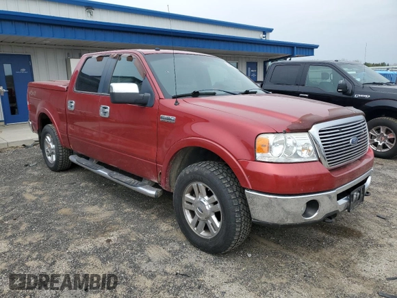 2007 Ford F-150 XLT with VIN 1FTPW14V07KC37627, listed as a Copart auction lot 54269175 with 143,428 mi miles and Non Repairable. Bid and sale history available at DreamBid. Image 4.