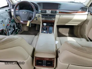 2014 Lexus LS 460 L with VIN JTHDL5EF4E5006895, listed as a Copart auction lot 41365124 with 116,785 mi miles and Salvage title. Bid and sale history available at DreamBid. Image 8.