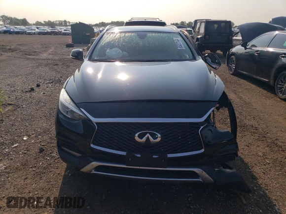 2017 Infiniti QX30 Luxury with VIN SJKCH5CR3HA029928, listed as a Copart auction lot 65221134 with 0 mi miles and Salvage Title. Bid and sale history available at carsss.com. Image 5.