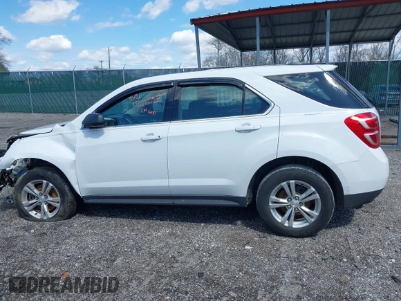 2017 Chevrolet Equinox LS with VIN 2GNALBEK8H1593177, listed as a IAAI auction lot 41848425 with 135,357 mi miles. Bid and sale history available at carsss.com. Image 14.