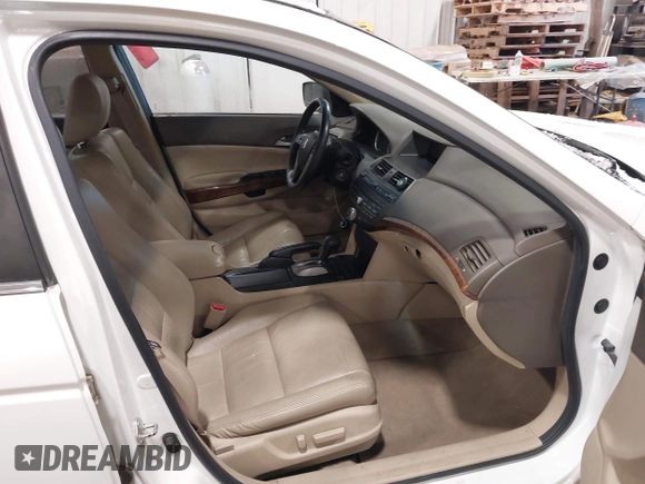 2010 Honda Accord EX-L with VIN 1HGCP3F8XAA000835, listed as a IAAI auction lot 40970094 with 119,444 mi miles and . Bid and sale history available at DreamBid. Image 5.