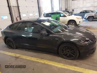 2024 Tesla Model 3 with VIN 5YJ3E1EA9RF835440, listed as a IAAI auction lot 41255559 with 4,789 mi miles. Bid and sale history available at carsss.com. Image 13.