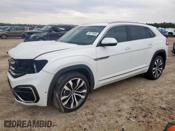 2022 Volkswagen Atlas SEL Premium R-Line with VIN 1V2FE2CA6NC220596, listed as a Copart auction lot 58773465 with 13,119 mi miles and Salvage title. Bid and sale history available at DreamBid. Image 1.