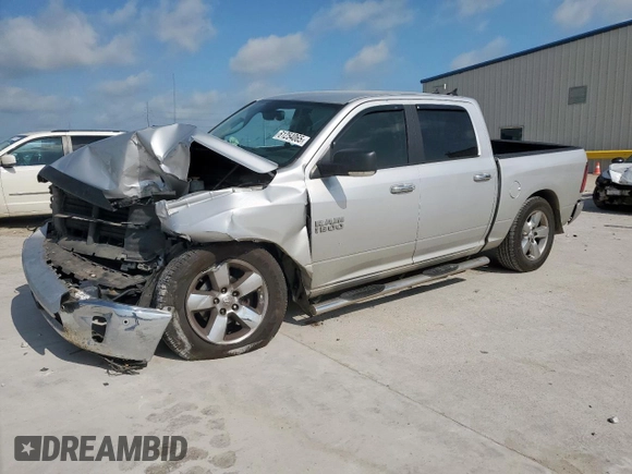 2018 Ram 1500 Big Horn with VIN 1C6RR6LG0JS340481, listed as a Copart auction lot 61254065 with Not provided miles and Salvage title. Bid and sale history available at DreamBid. Image 1.