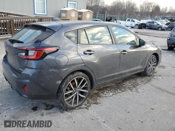 2024 Subaru Impreza Sport with VIN JF1GUAFC1R8343642, listed as a Copart auction lot 41467435 with 13,175 mi miles and Salvage Title. Bid and sale history available at carsss.com. Image 3.
