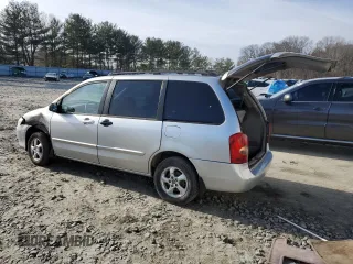 2002 Mazda MPV LX with VIN JM3LW28A520307520, listed as a Copart auction lot 44995145 with 139,593 mi miles and Salvage Title. Bid and sale history available at carsss.com. Image 2.