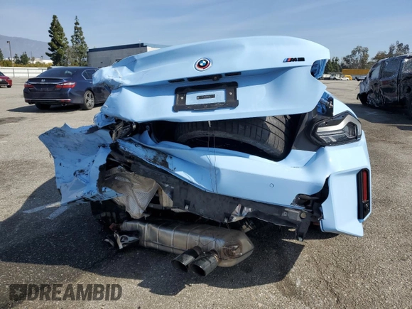 2024 BMW M2 with VIN 3MF13DM03R8D87379, listed as a Copart auction lot 45768905 with 12,388 mi miles and Salvage Title. Bid and sale history available at carsss.com. Image 6.