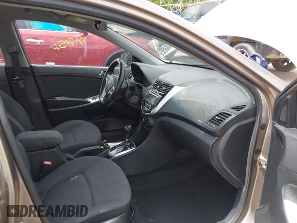 2012 Hyundai Accent SE with VIN KMHCU5AE1CU006231, listed as a IAAI auction lot 42263193 with 104,845 mi miles and . Bid and sale history available at DreamBid. Image 5.