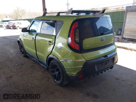 2014 Kia Soul with VIN KNDJN2A23E7738486, listed as a IAAI auction lot 41827927 with 127,043 mi miles. Bid and sale history available at carsss.com. Image 3.