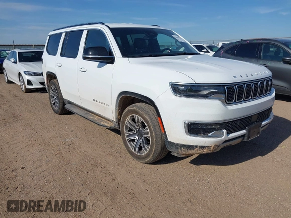 2024 Jeep Wagoneer Series II with VIN 1C4SJUBP2RS137837, listed as a IAAI auction lot 42495526 with 40,019 mi miles and . Bid and sale history available at DreamBid. Image 1.