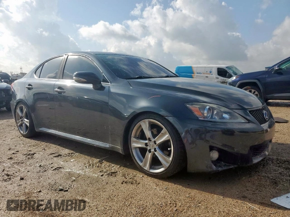 2010 Lexus IS 250 with VIN JTHBF5C26A5123922, listed as a Copart auction lot 64084835 with 159,652 mi miles and Salvage title. Bid and sale history available at DreamBid. Image 4.