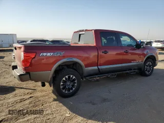 2016 Nissan Titan XD PRO-4X with VIN 1N6BA1F43GN512559, listed as a Copart auction lot 76691104 with 0 mi miles and Salvage Title. Bid and sale history available at carsss.com. Image 3.