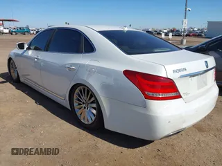 2014 Hyundai Equus Ultimate z VIN KMHGH4JH8EU080789, wystawiony jako IAAI lot #41781207 z przebiegiem 113 032 mil mil oraz . Historia ofert i sprzedaży dostępna na DreamBid. Obrazek 3.