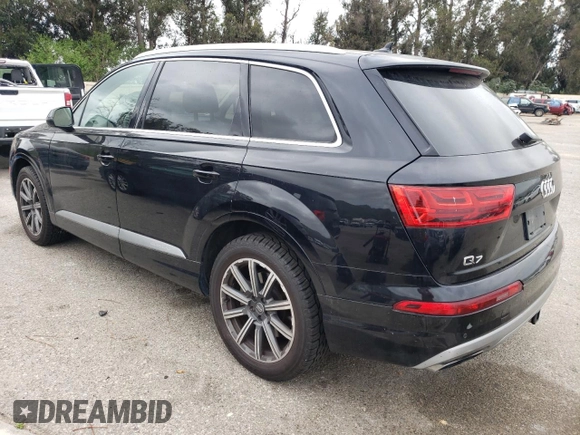 2017 Audi Q7 Premium Plus with VIN WA1LAAF7XHD018234, listed as a Copart auction lot 52862915 with 128,713 mi miles and Clean Title. Bid and sale history available at DreamBid. Image 2.
