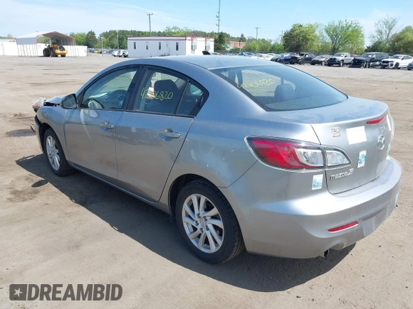 2012 Mazda 3 i Touring with VIN JM1BL1V85C1623374, listed as a IAAI auction lot 42106820 with 117,262 mi miles and . Bid and sale history available at carsss.com. Image 3.