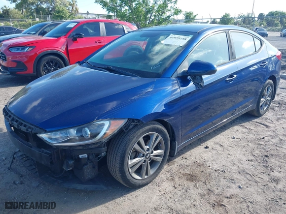 2017 Hyundai Elantra SE with VIN 5NPD84LF3HH196001, listed as a IAAI auction lot 41959288 with 132,891 mi miles. Bid and sale history available at carsss.com. Image 18.