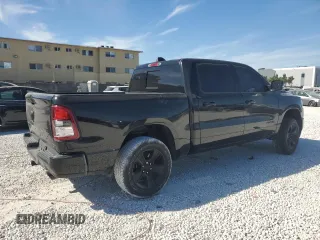 2021 Ram 1500 Lone Star with VIN 1C6RREFT2MN660620, listed as a Copart auction lot 49831035 with 49,276 mi miles and Salvage title. Bid and sale history available at DreamBid. Image 3.
