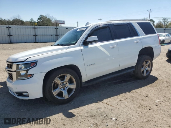 2015 Chevrolet Tahoe LT with VIN 1GNSCBKC1FR661681, listed as a Copart auction lot 49865695 with 191,306 mi miles and Salvage Title. Bid and sale history available at DreamBid. Image 1.