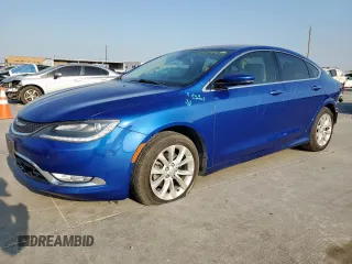 2015 Chrysler 200 C with VIN 1C3CCCCB7FN740079, listed as a Copart auction lot 53384965 with 100,944 mi miles and Salvage Title. Bid and sale history available at carsss.com. Image 1.